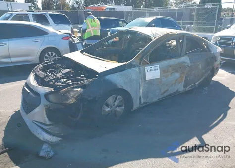 2013 Hyundai Sonata Hybrid z USA, uszkodzony, nr VIN KMHEC4A40DA093376